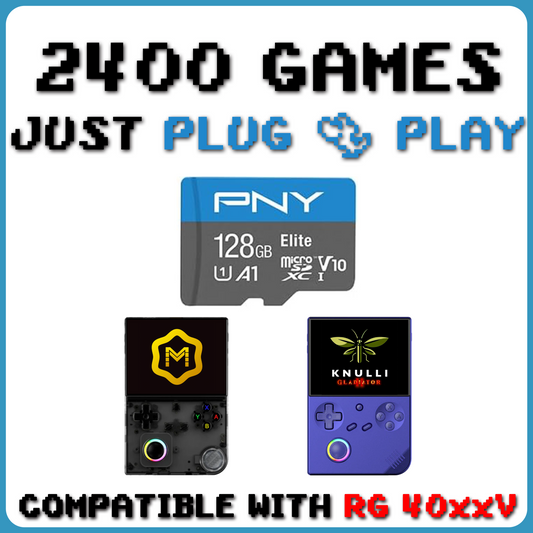 Anbernic RG 40xxV - Preloaded 128gb SD Card -  MuOS / Knulli