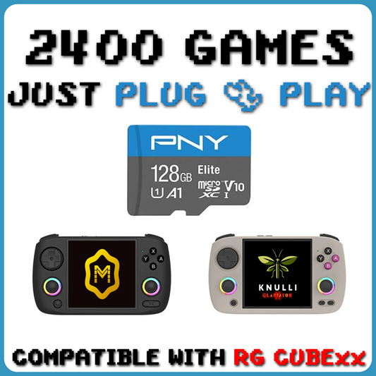 Anbernic RG CubeXX - Preloaded 128gb SD Card -  MuOS / Knulli