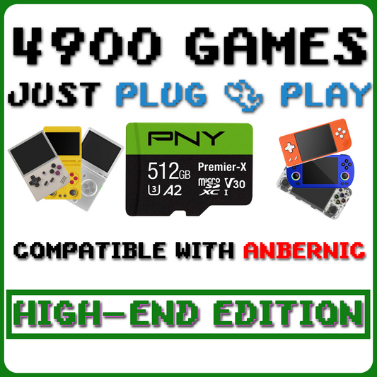 Anbernic - Preloaded 512gb SD Card Knulli - **High-end Systems Edition**