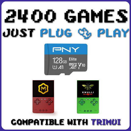 Trimui Brick / Hammer - Preloaded 128gb SD Card -  MuOS / Knulli